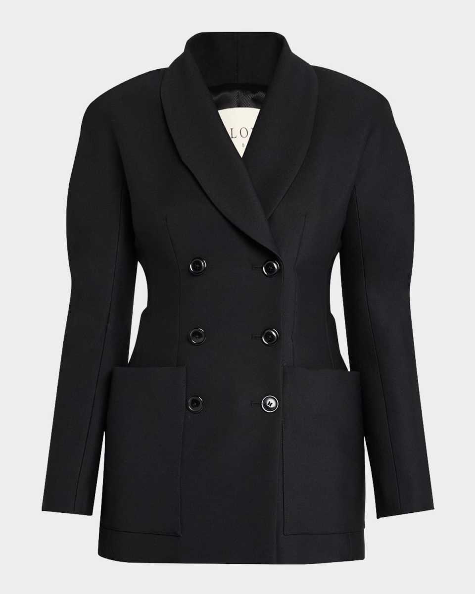 Simone Double-Breasted Blazer Jacket